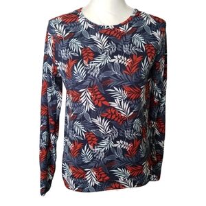 Hang Ten Sunray LS Sun Floral Print Women's Top